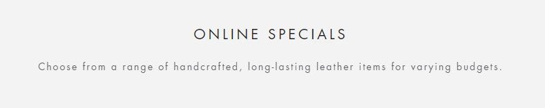 Online Only Specials - Jekyll and Hide SA