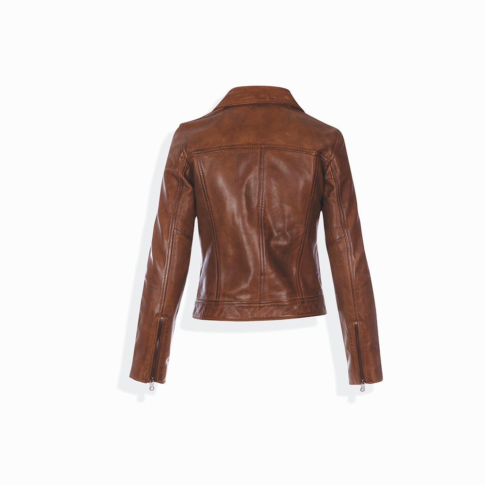 Lisa Bomber Jacket, Cognac