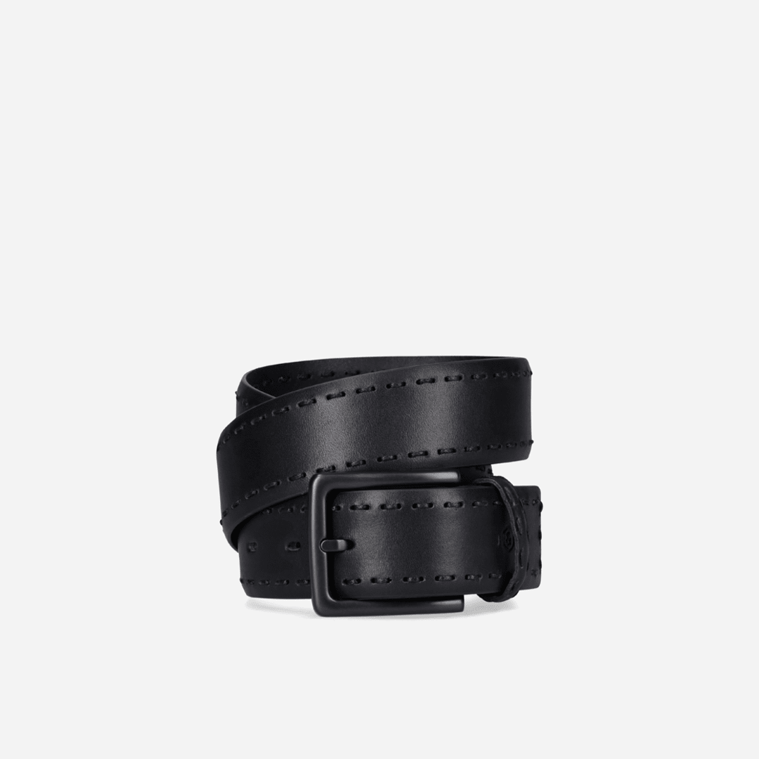 Delta, Men's Detailed leather Belt in Tan - Jekyll and Hide SA, rolled up image