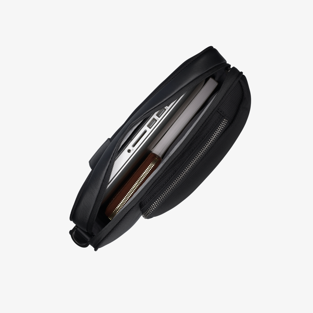 Slim Nylon 15" Laptop Sleeve, Black