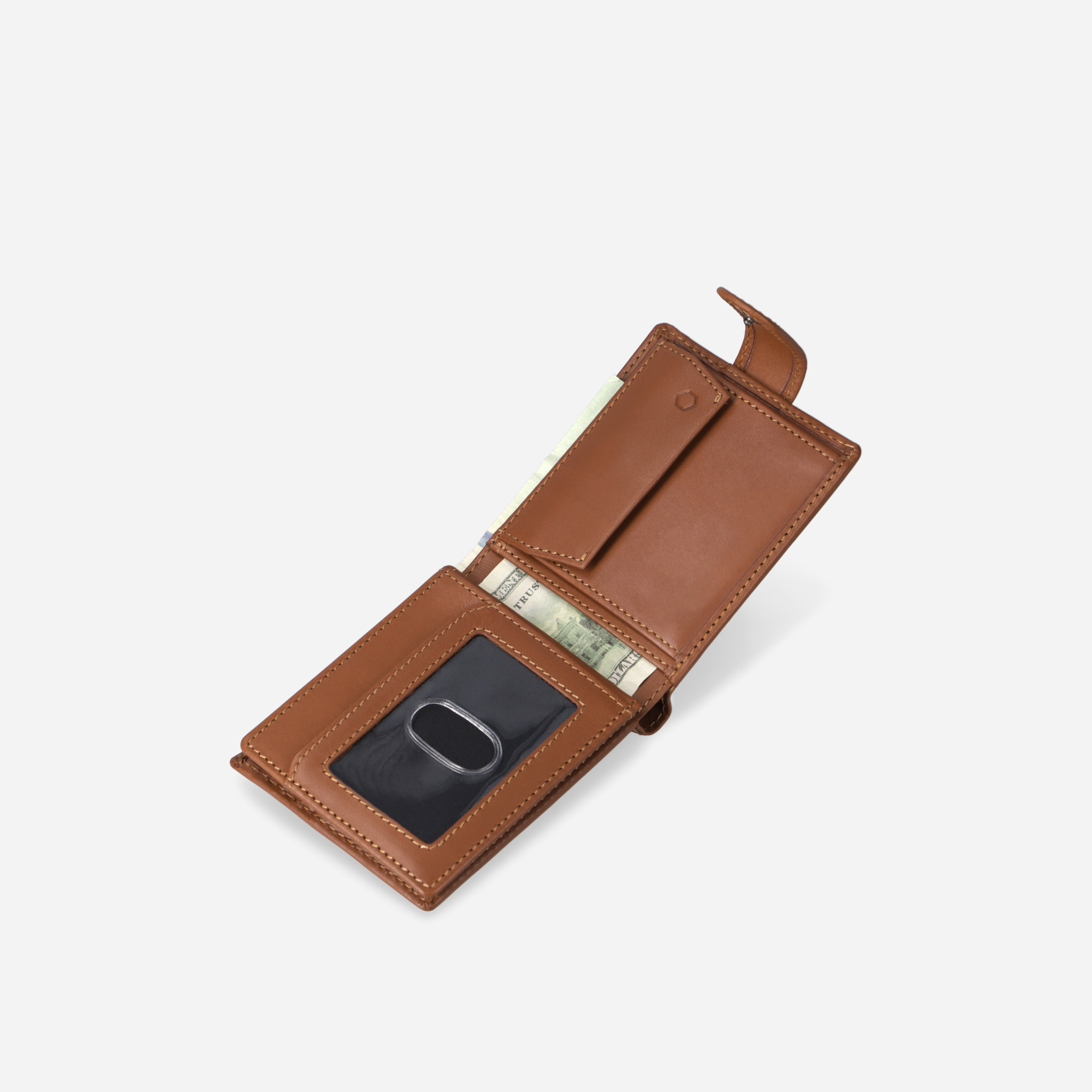 Billfold Wallet with Coin and ID Window