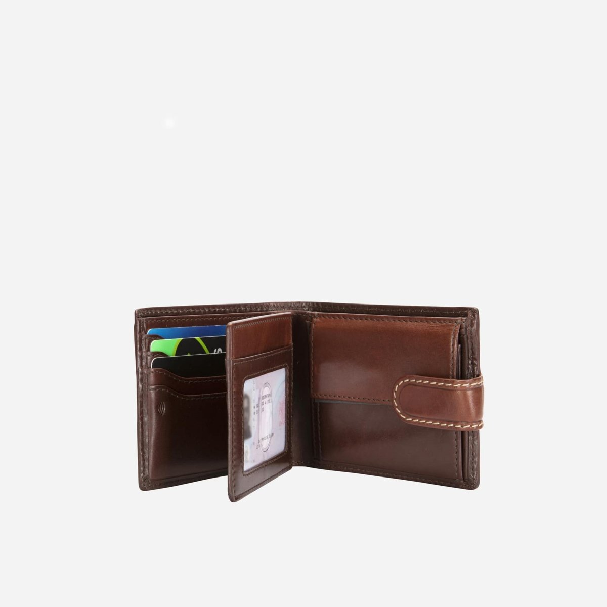 Billfold Wallet with Coin and ID Window