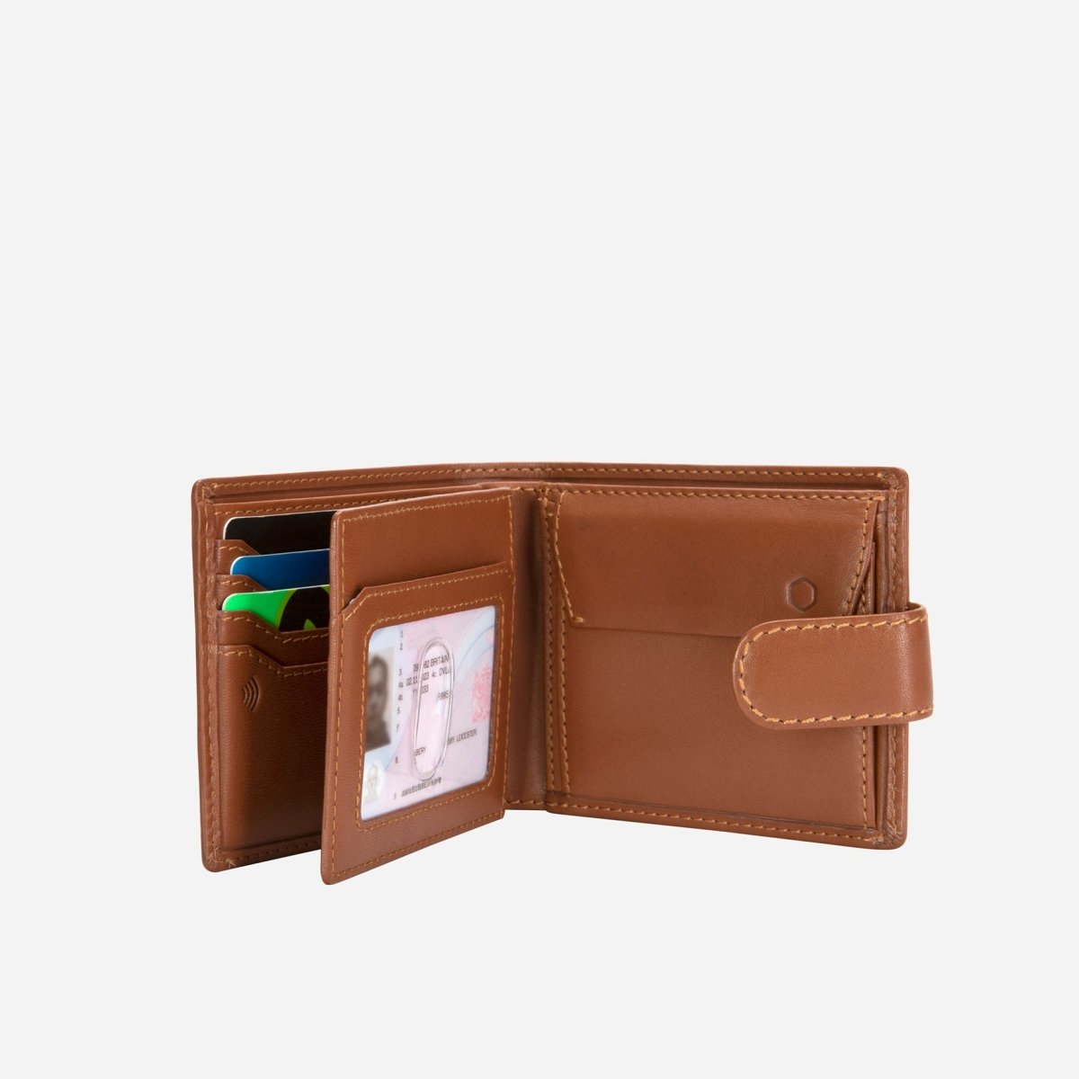 Billfold Wallet with Coin and ID Window