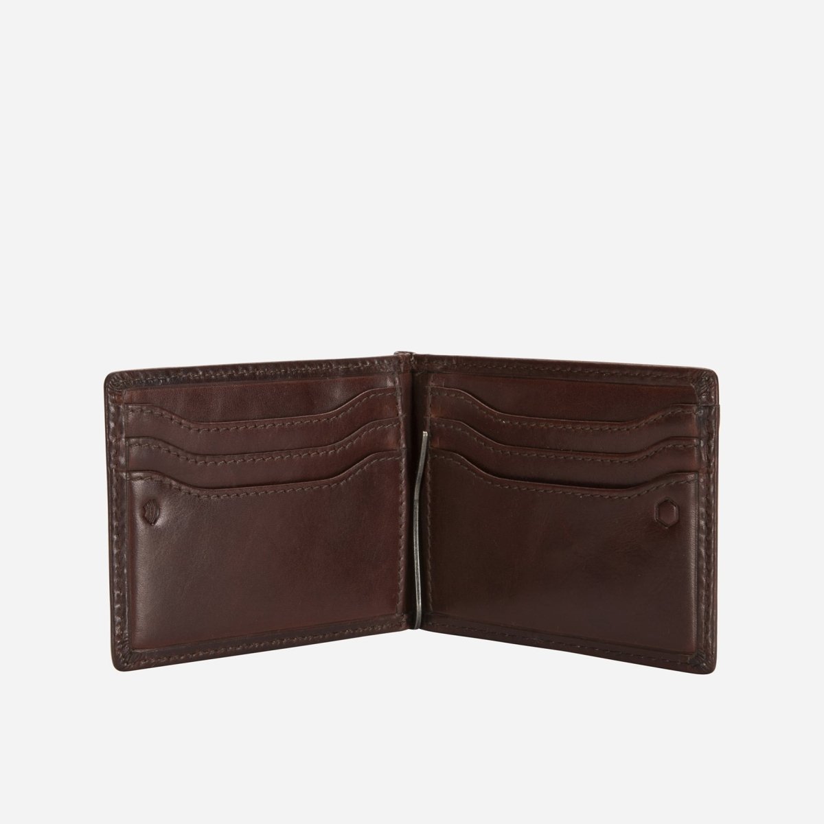 Leather Money Clip Wallet