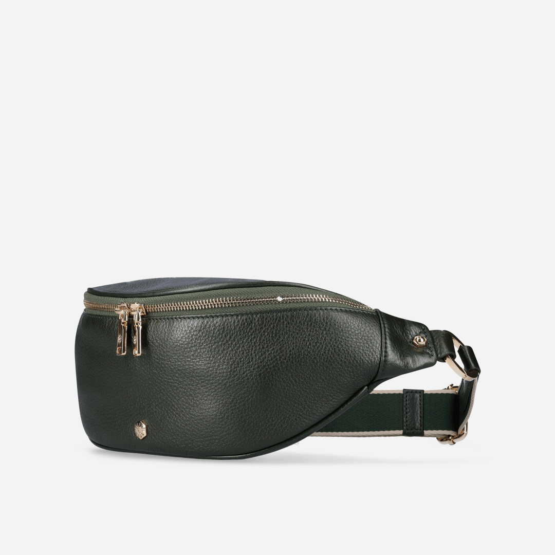 Geneva Ladies Leather Waist Bag