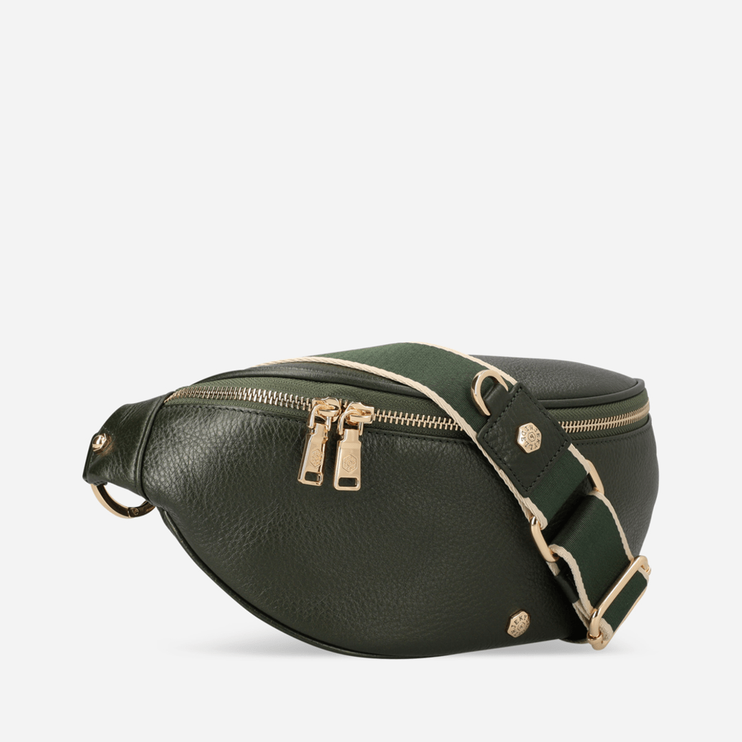 Geneva Ladies Leather Waist Bag