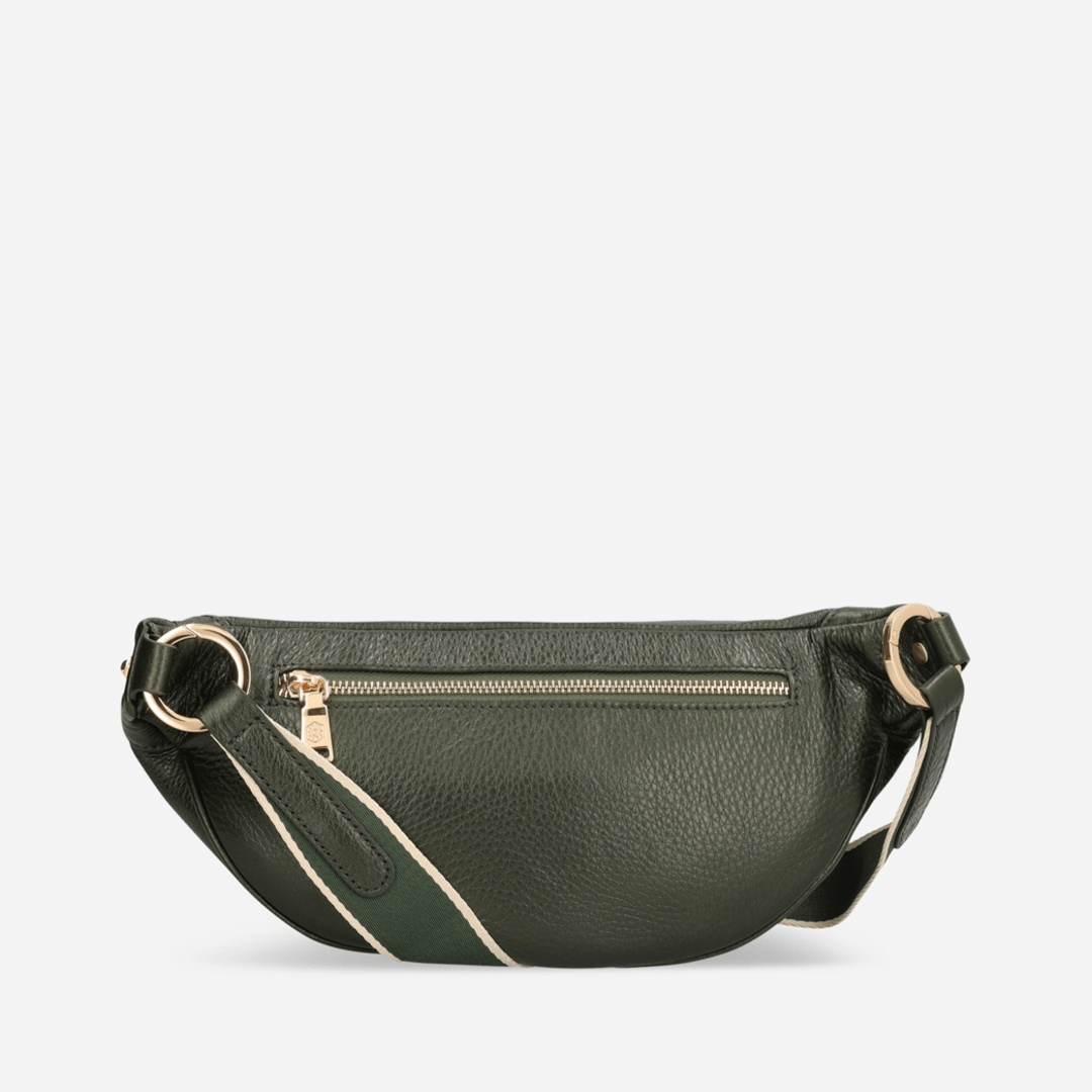 Geneva Ladies Leather Waist Bag