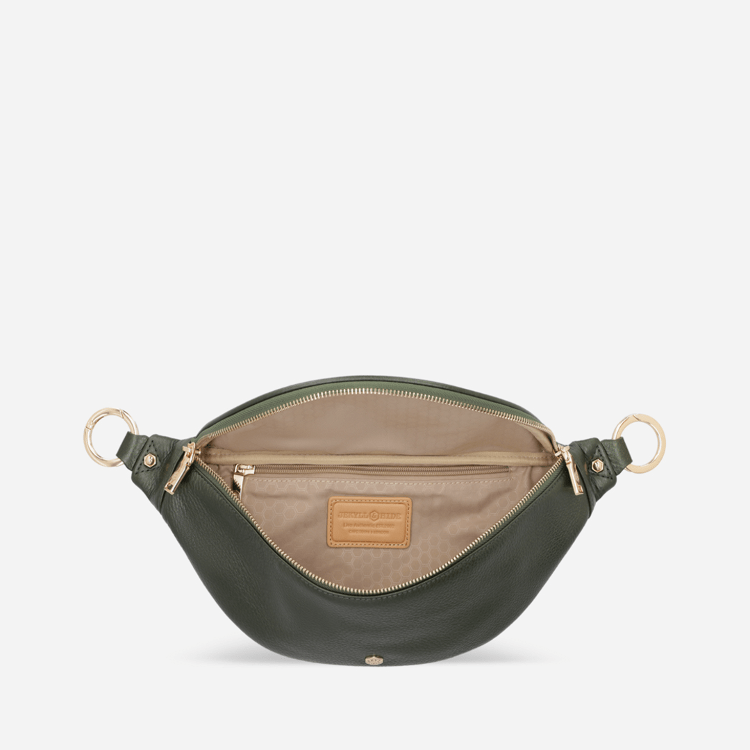Geneva Ladies Leather Waist Bag