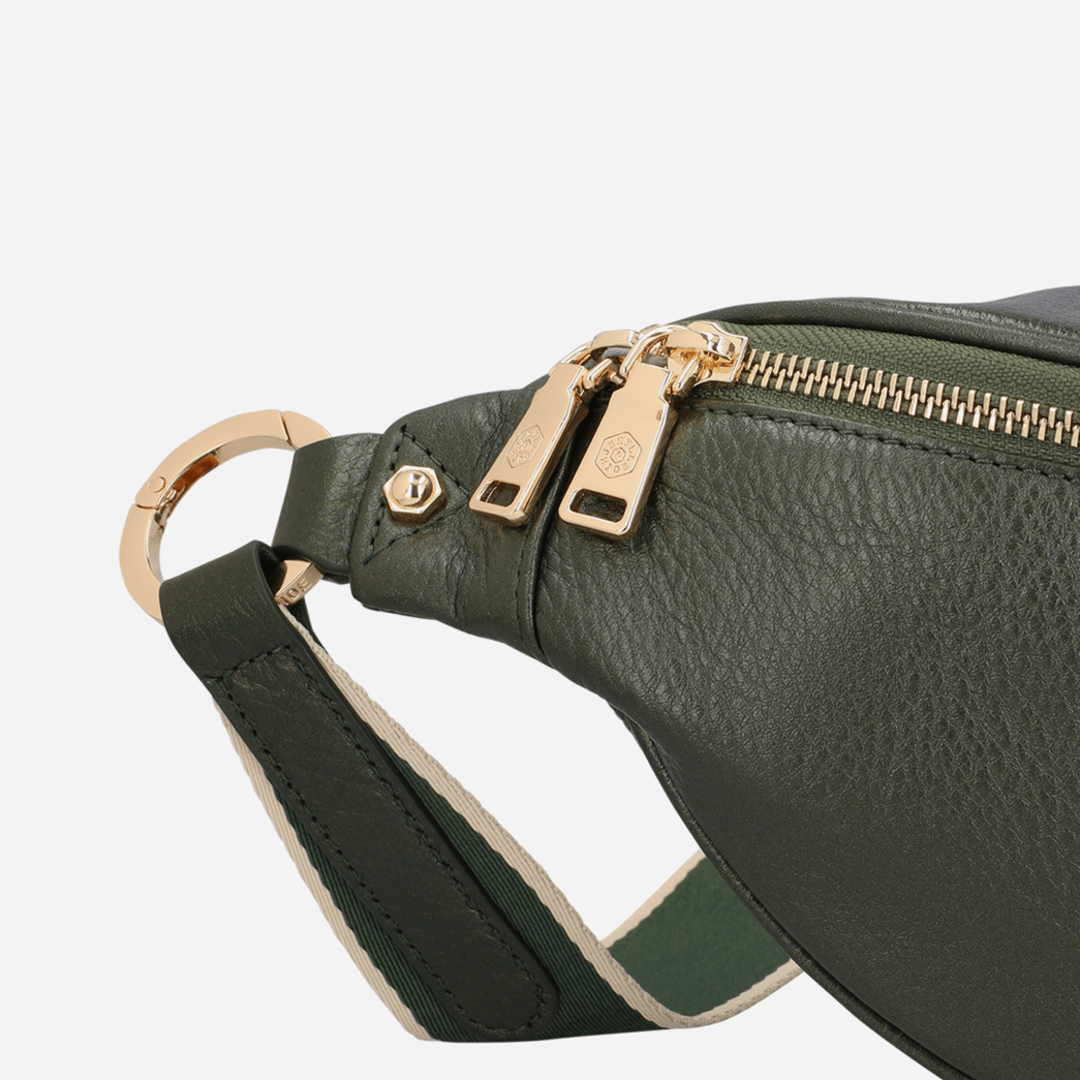 Geneva Ladies Leather Waist Bag