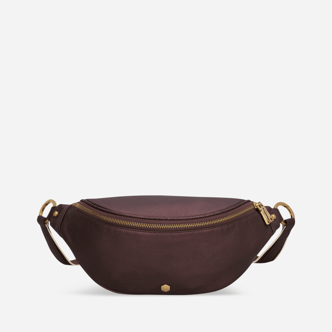 Geneva Ladies Leather Waist Bag