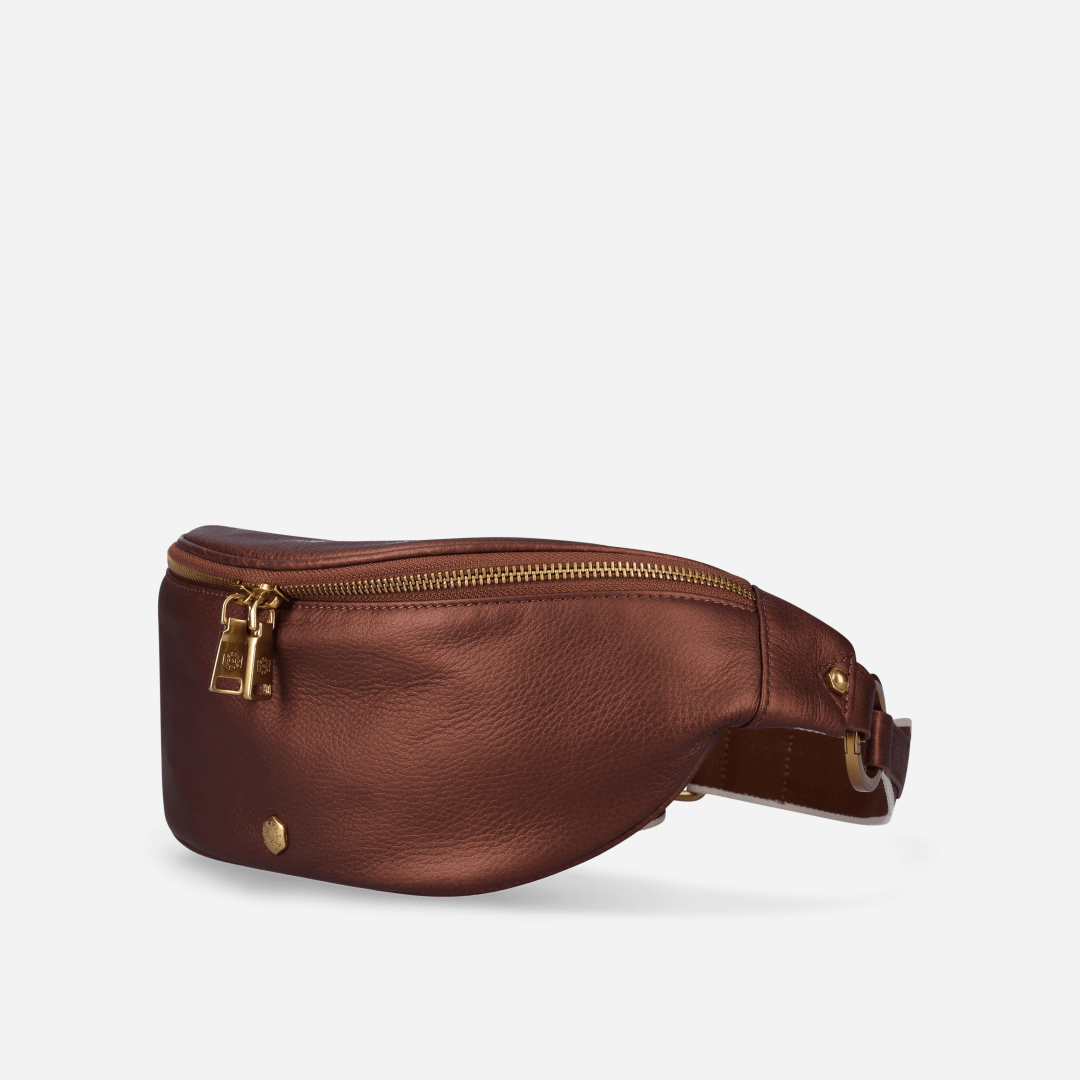 Geneva Ladies Leather Waist Bag
