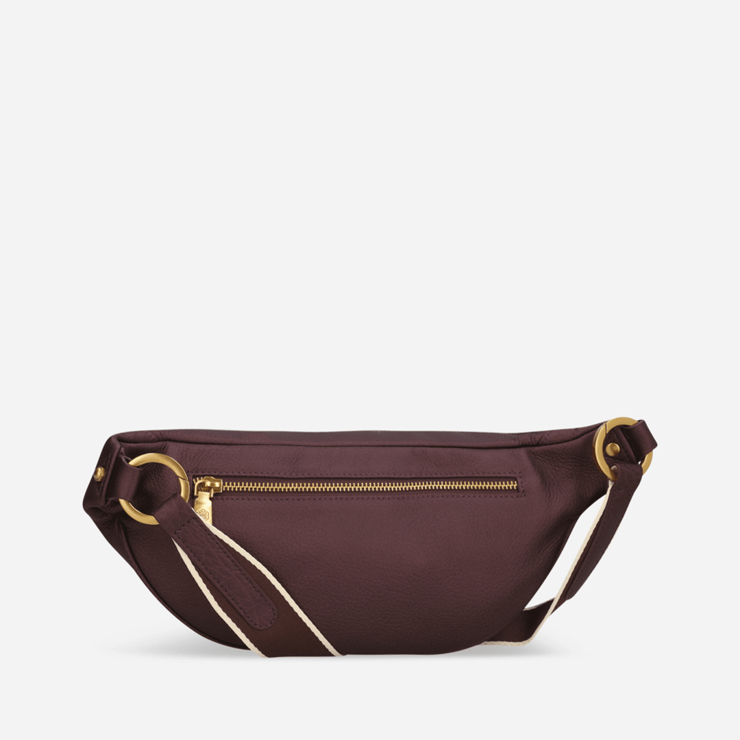 Geneva Ladies Leather Waist Bag