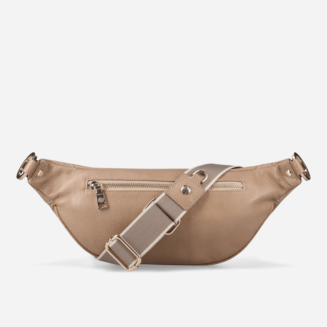 Geneva Ladies Leather Waist Bag