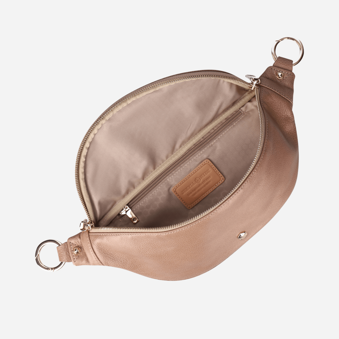 Geneva Ladies Leather Waist Bag