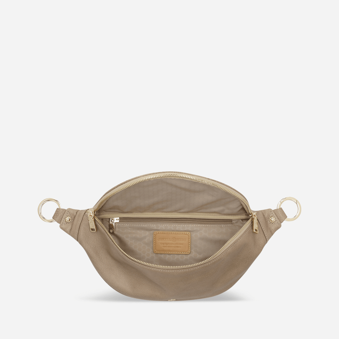 Geneva Ladies Leather Waist Bag
