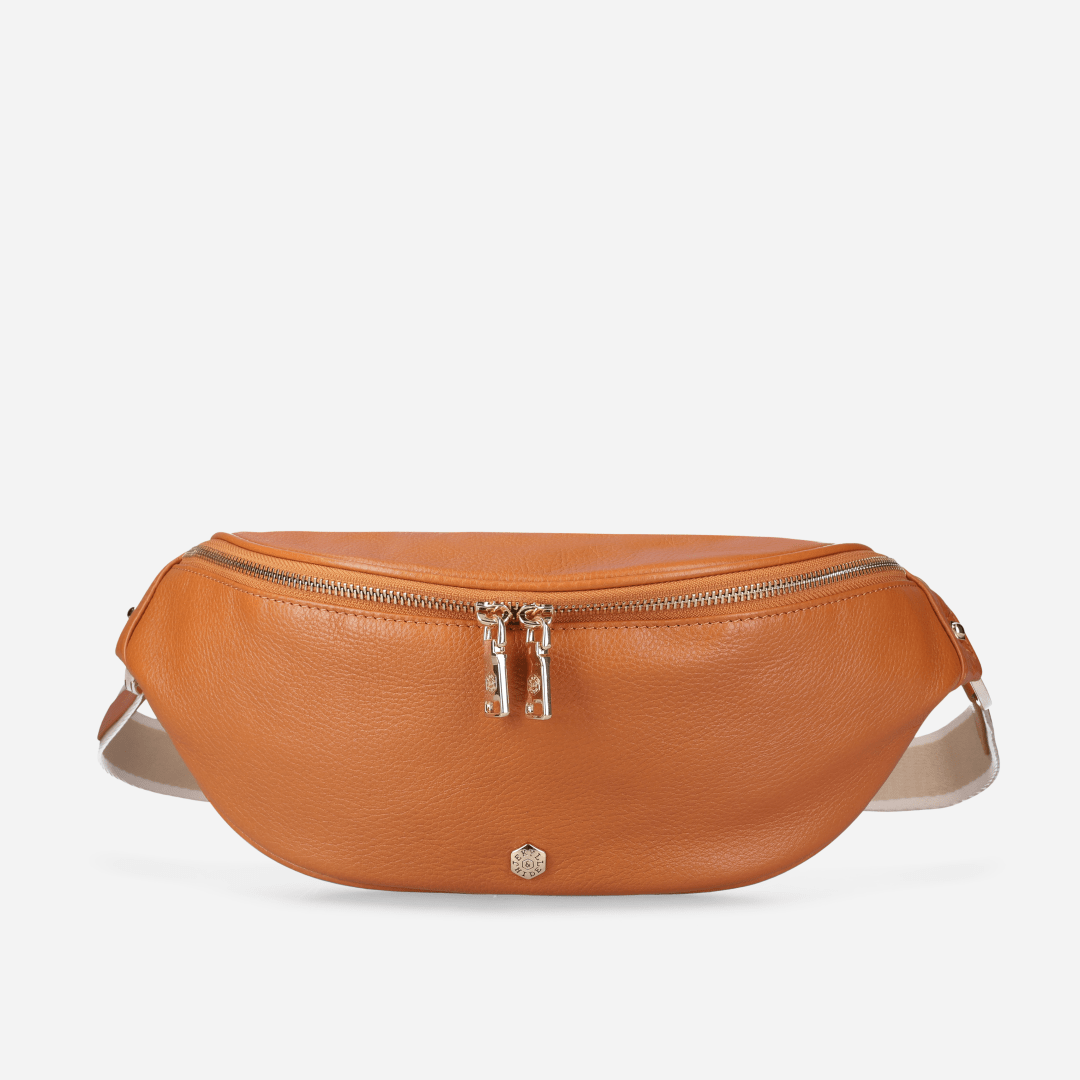 Geneva Ladies Leather Waist Bag