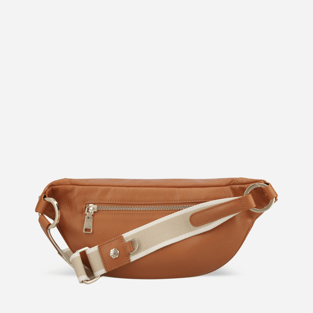 Geneva Ladies Leather Waist Bag