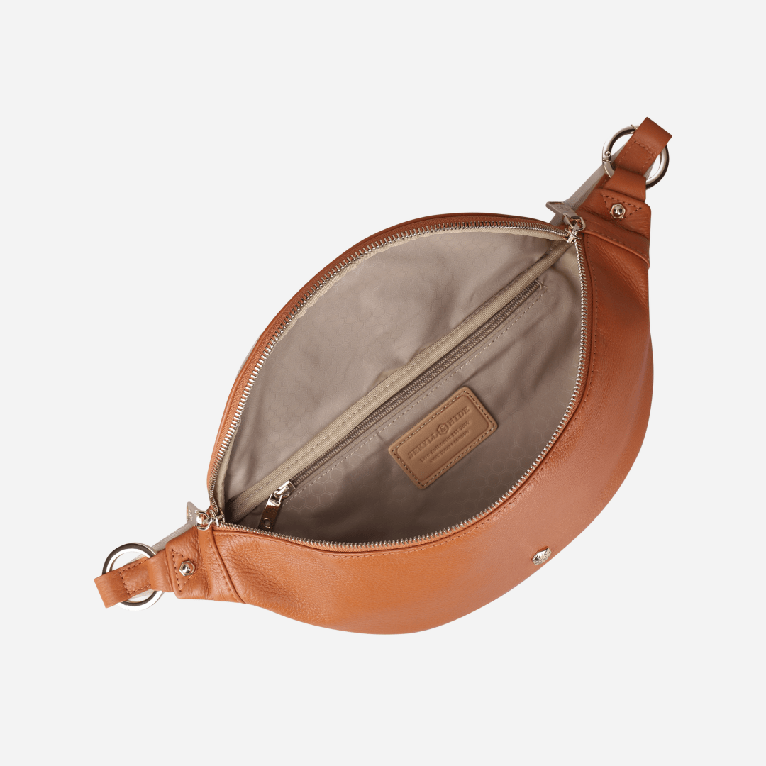 Geneva Ladies Leather Waist Bag