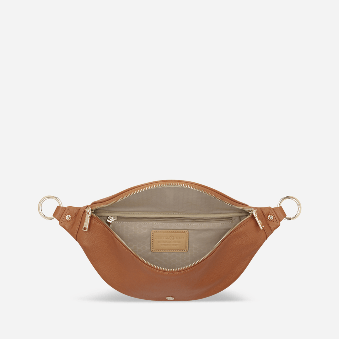 Geneva Ladies Leather Waist Bag
