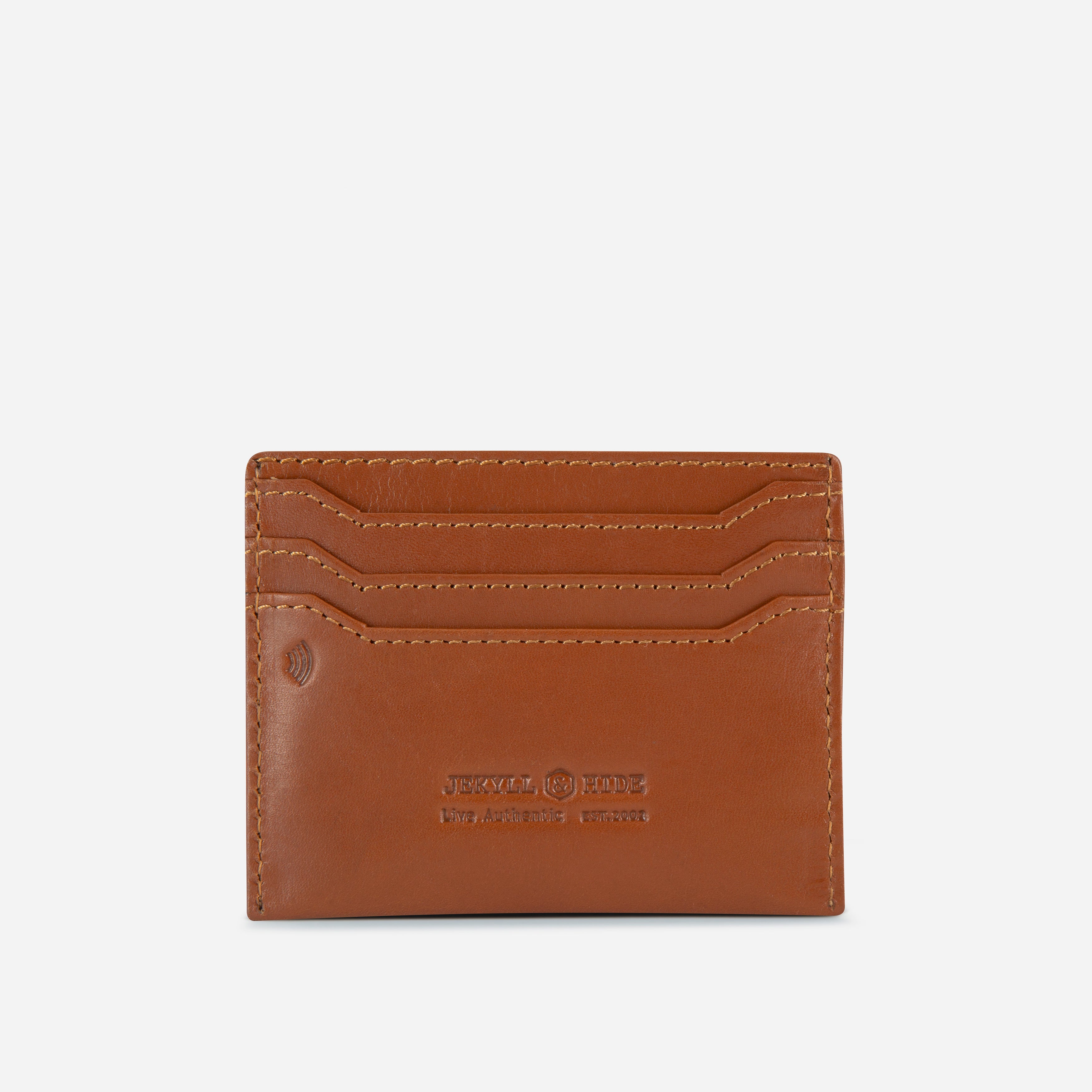 Slim Card Holder, Tan