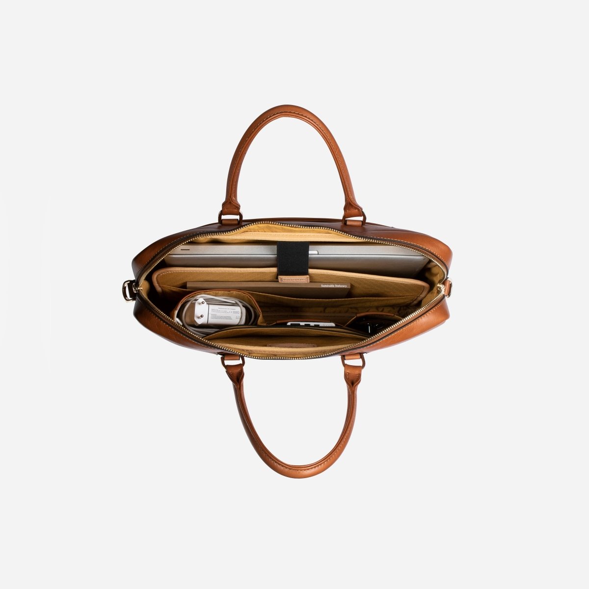 Venice Ladies Laptop Bag, Tan