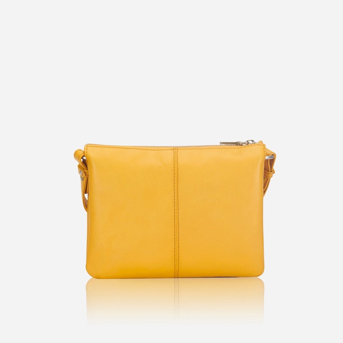 Slim Ladies Leather Crossbody, Amber