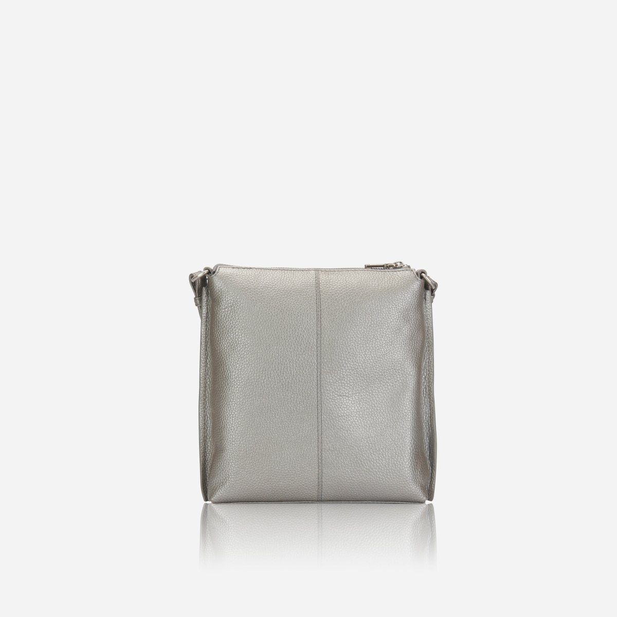 Osaka Essentials Crossbody Bag, Metallic Silver