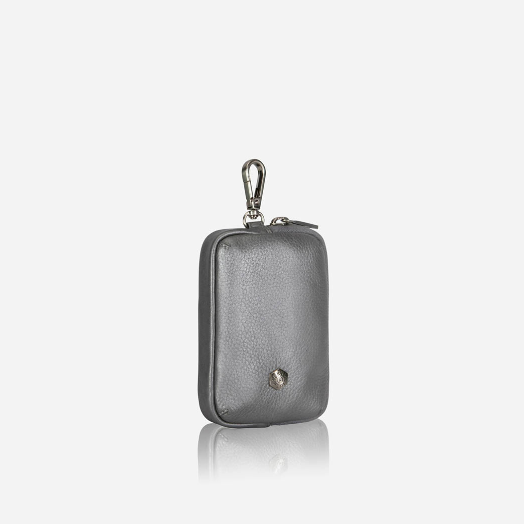 Osaka Multi Purpose Pouch, Metallic Silver