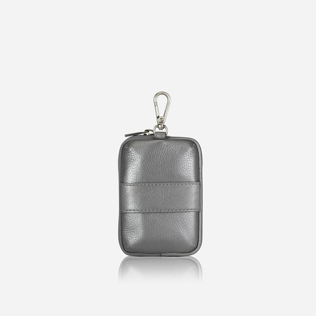 Osaka Multi Purpose Pouch, Metallic Silver