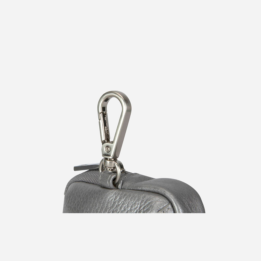 Osaka Multi Purpose Pouch, Metallic Silver