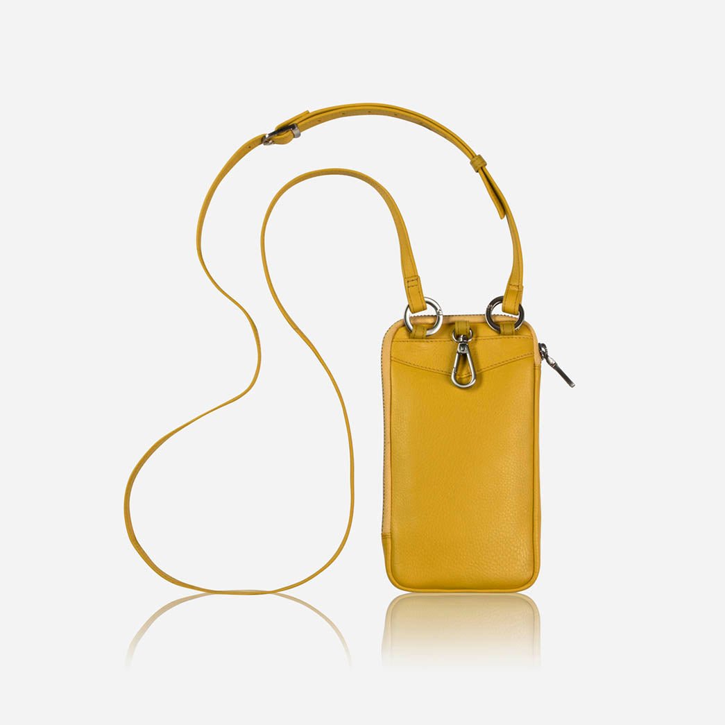 Cellphone Pouch with Strap, Yellow
