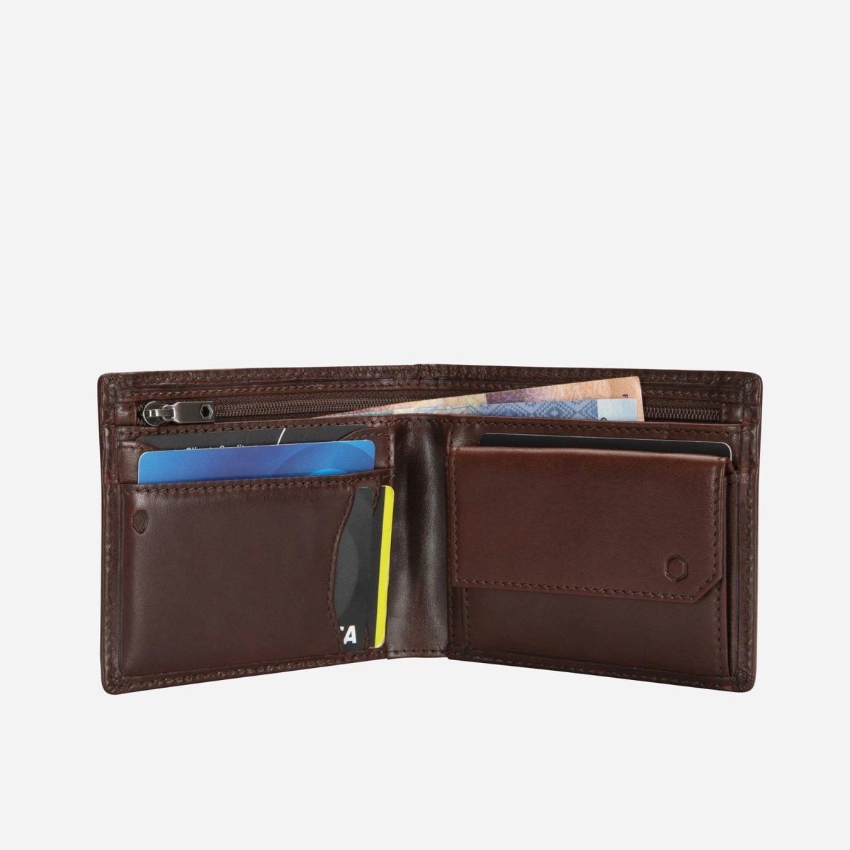 Billfold Wallet With Coin
