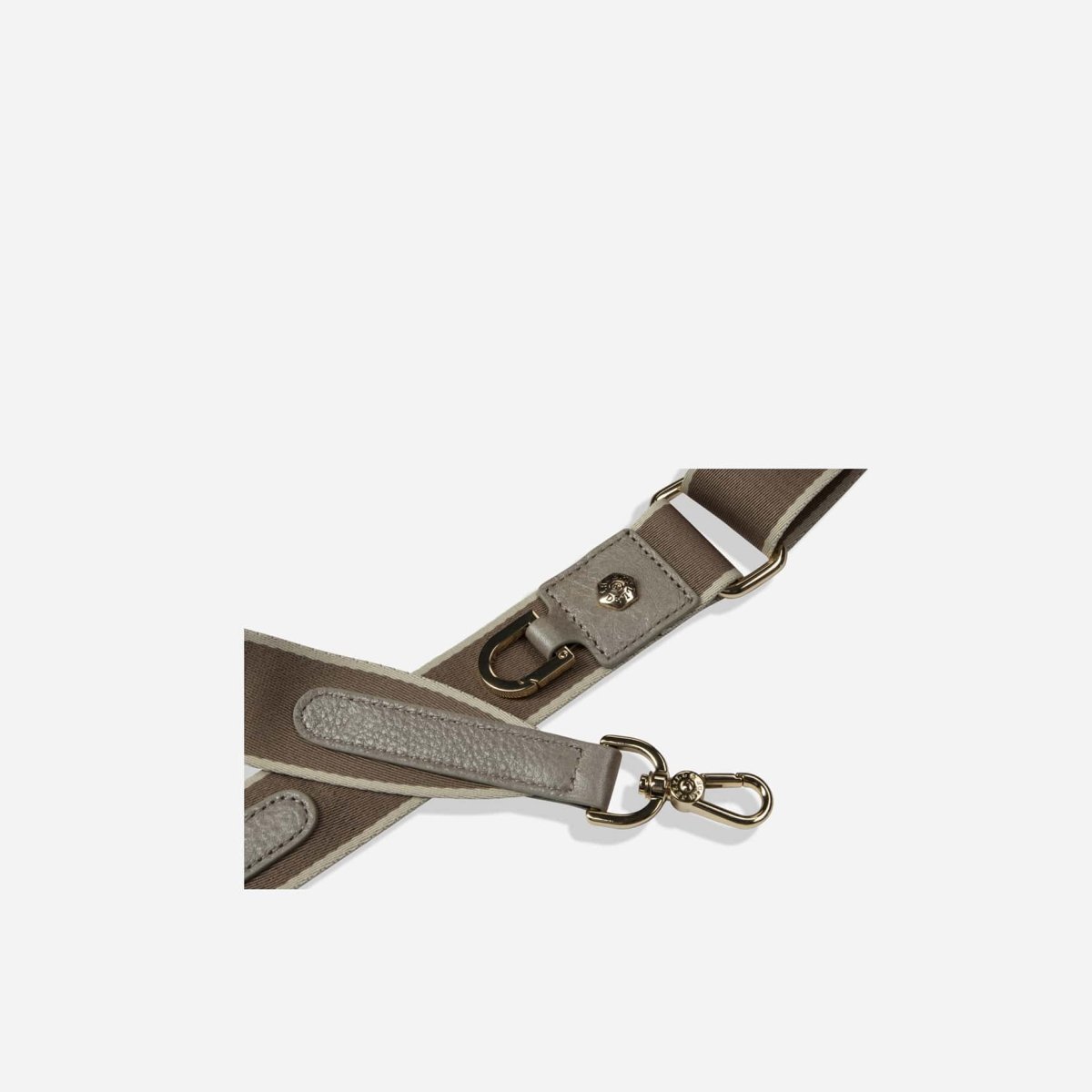 Geneva Shoulder Strap, Oyster Taupe Stone (Light Gold Fitting)
