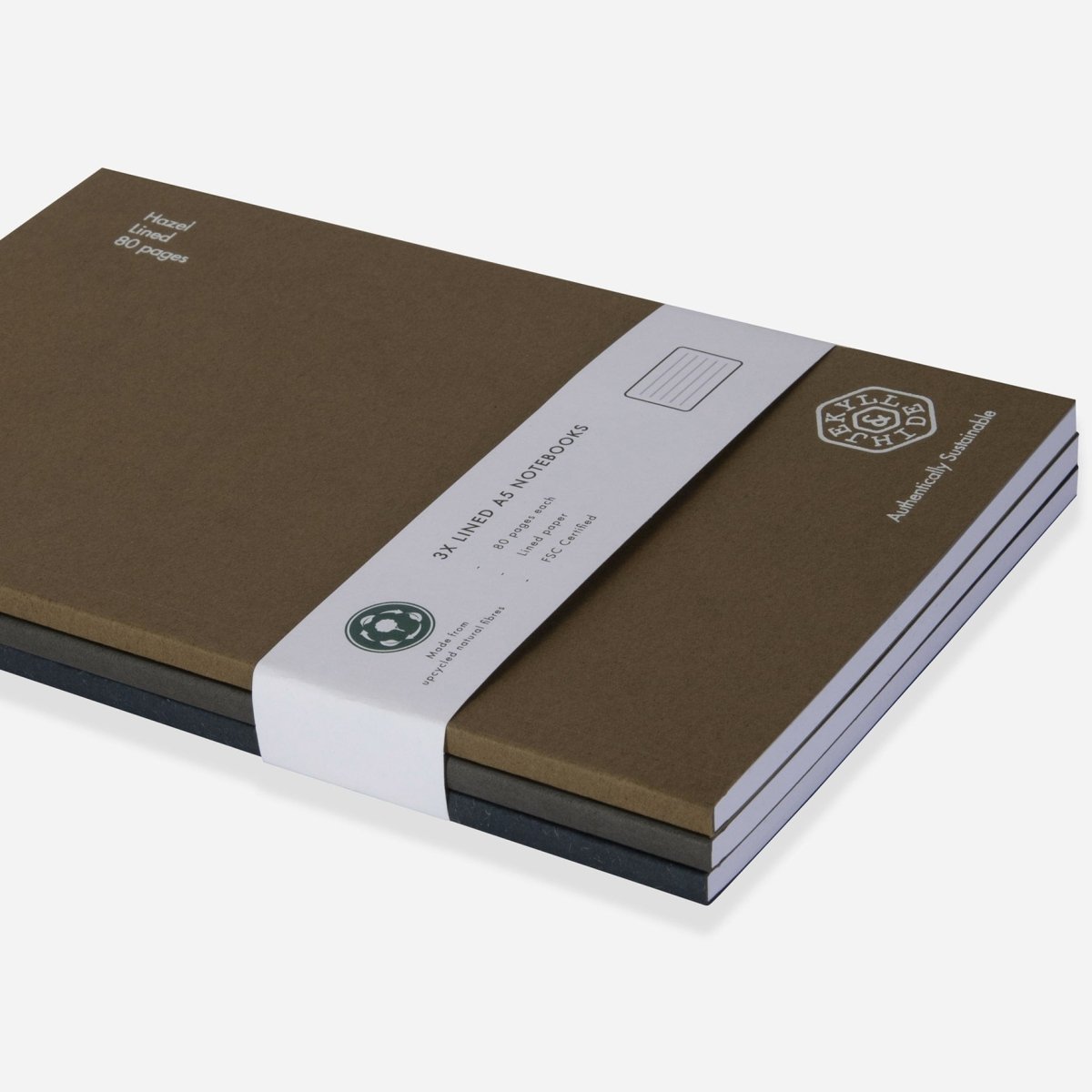 A5 Notebook Set 80 Pages (pack of 3)