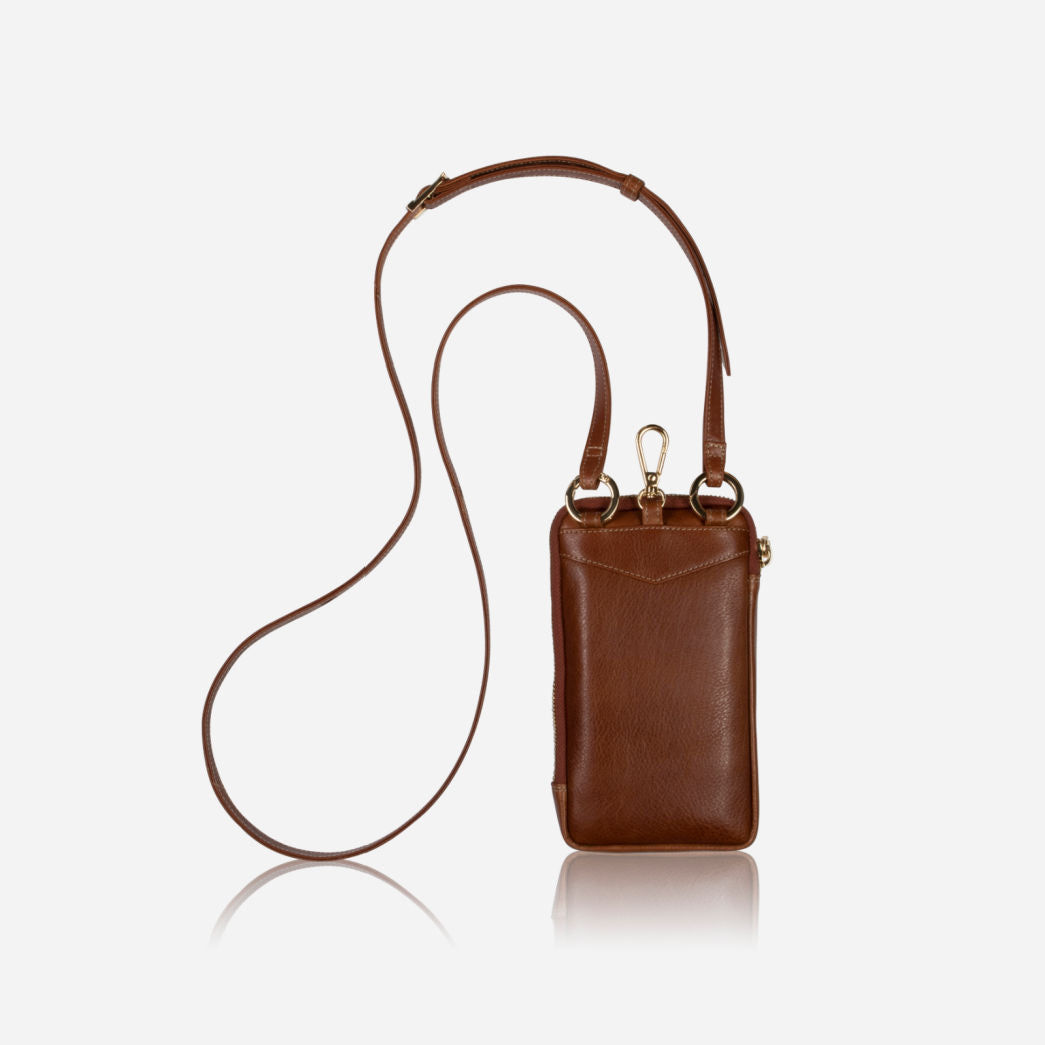 Cellphone Pouch with Strap, Tan