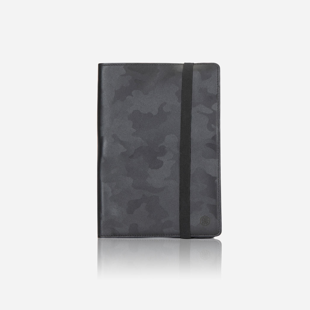 Leather A5 Notebook Cover, Camo