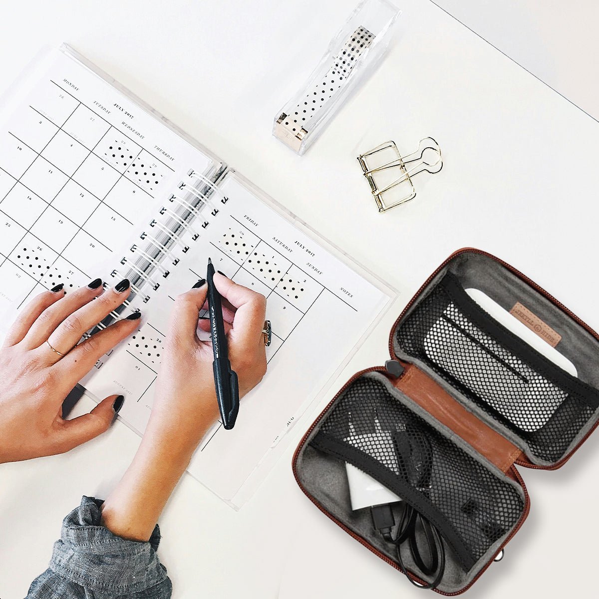 Zip Around Cable Pouch