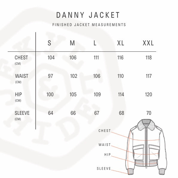 Danny Biker Jacket Sunset Brown
