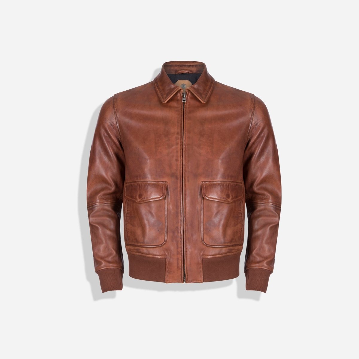 BOMBER JACKET, CHESTNUT - Jekyll and Hide SA