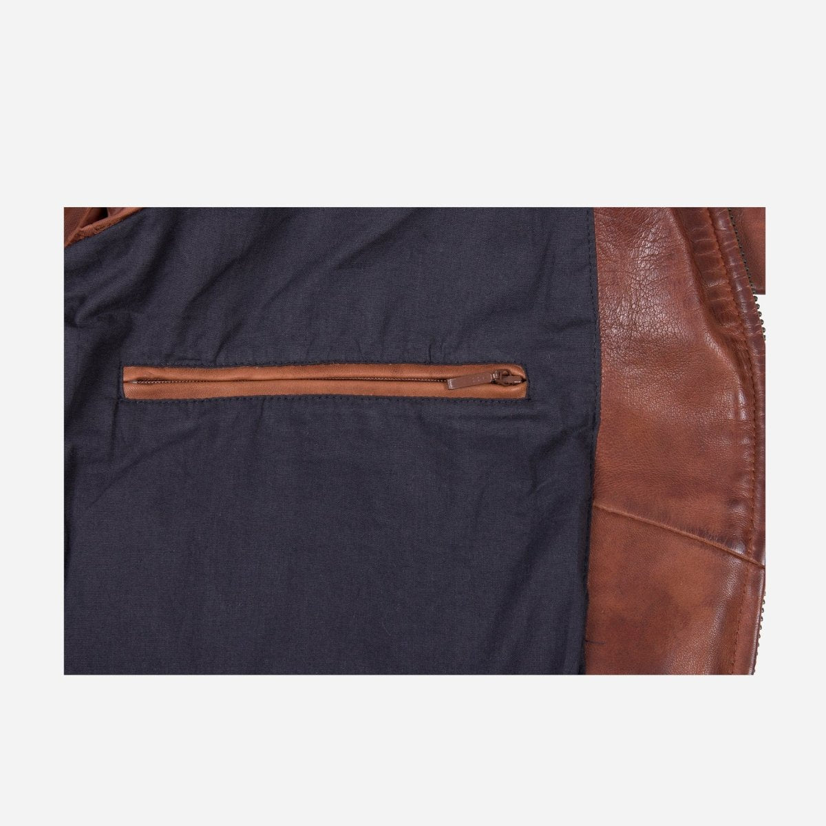BOMBER JACKET, CHESTNUT - Jekyll and Hide SA