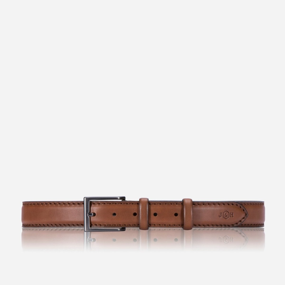 Camel Stitched Leather Belt | Jekyll & Hide