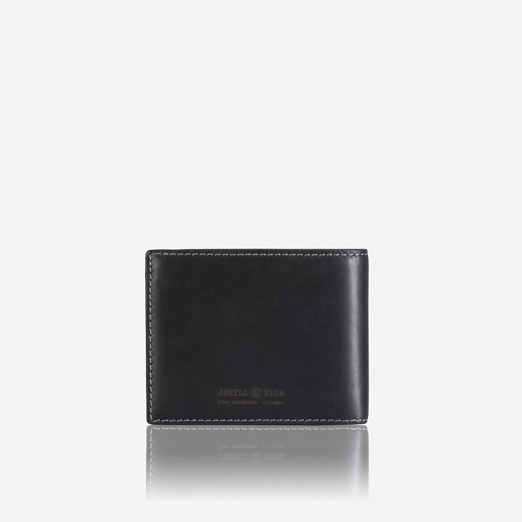 Large Billfold Wallet With Coin, Black - Jekyll and Hide SA