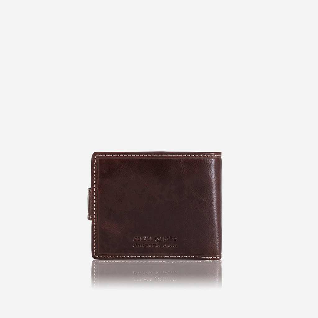 Billfold Wallet With Coin And ID Window, Coffee - Jekyll and Hide SA