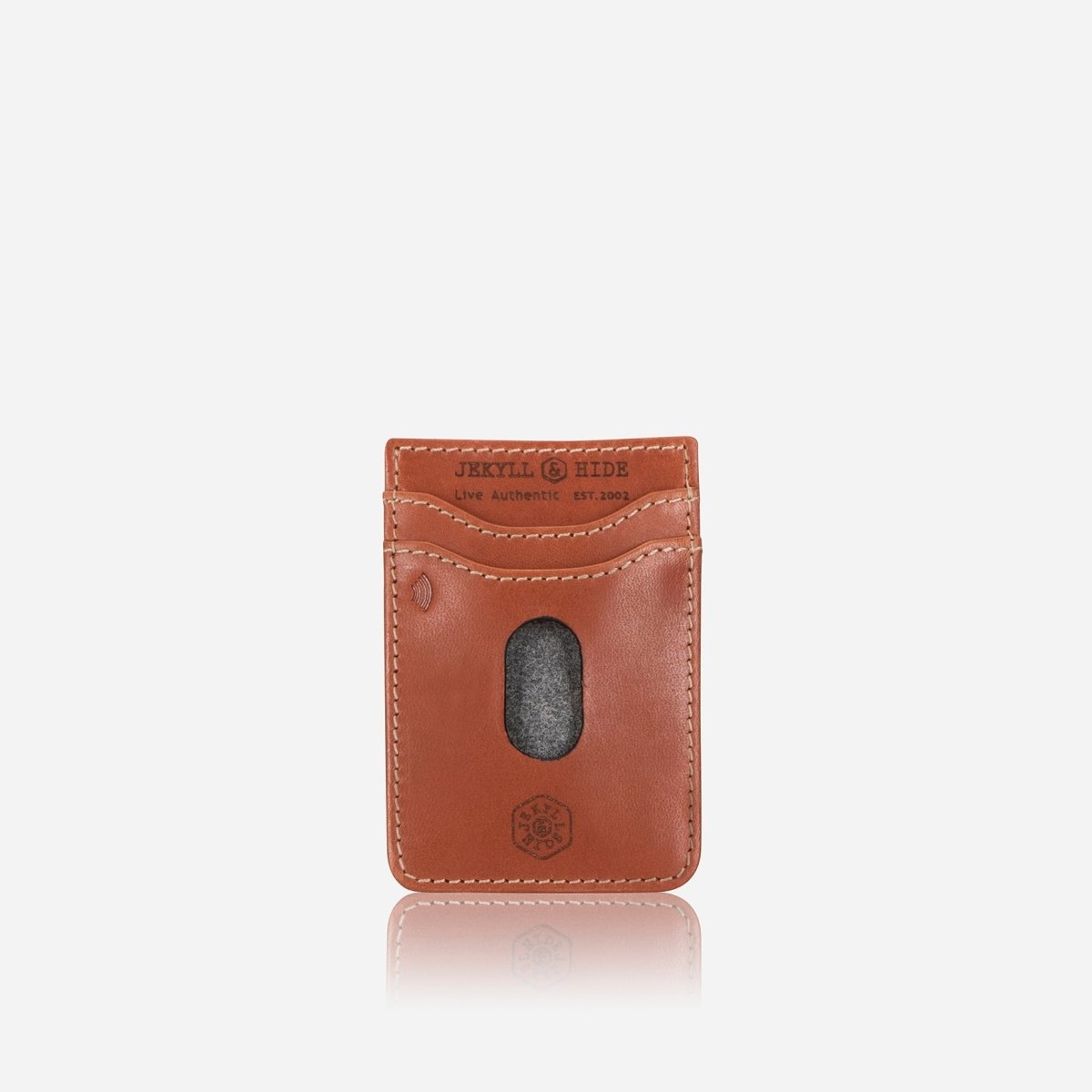 Stick on Card Holder Eco, Tan