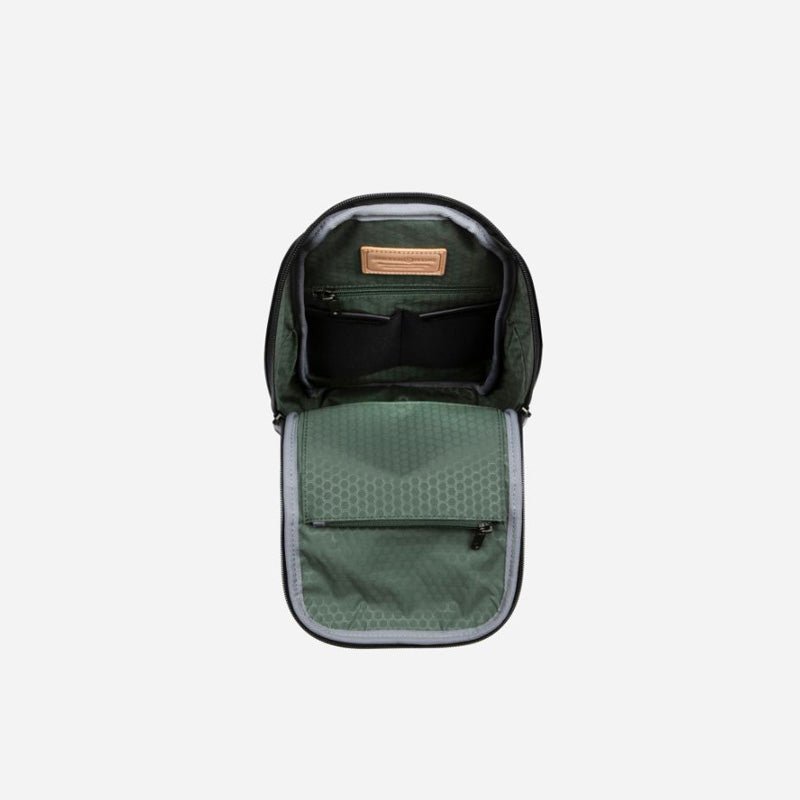 Single Strap Backpack, Black Camo