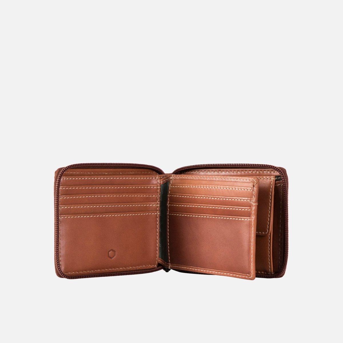 Large Zip Around Wallet With Coin, Clay - Jekyll and Hide SA
