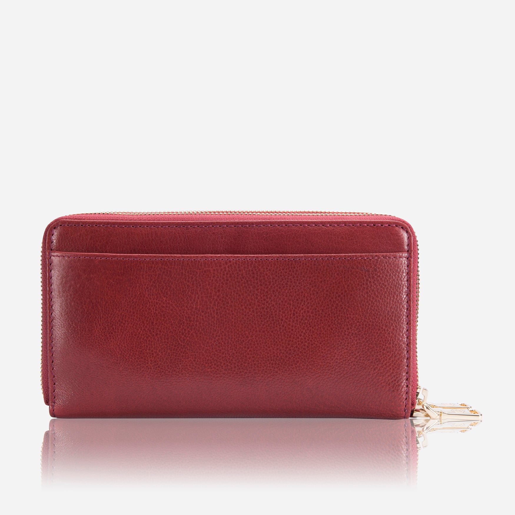 Double Zip Wristlet Purse, Red - Jekyll and Hide SA