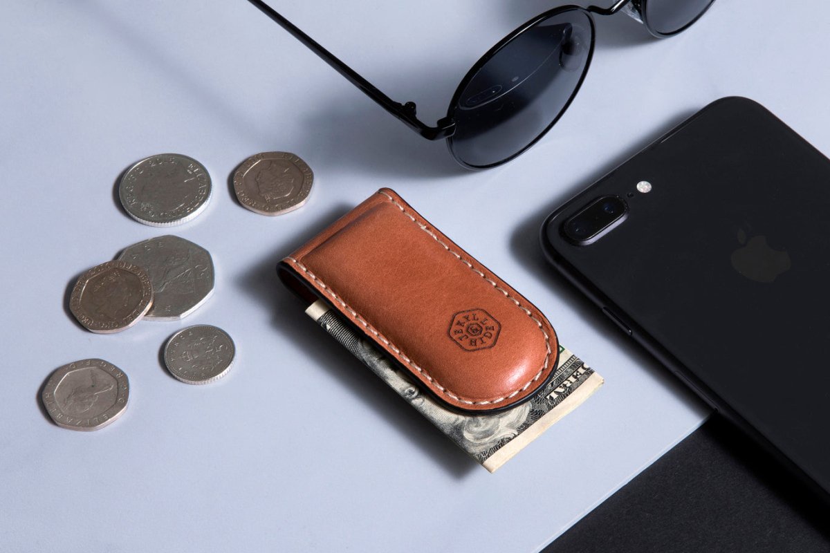 Money Clip, Tan - Jekyll and Hide SA