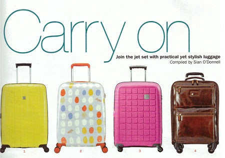 Our Oxford 4 wheel RFID cabin trolley featured in this week's S Magazine