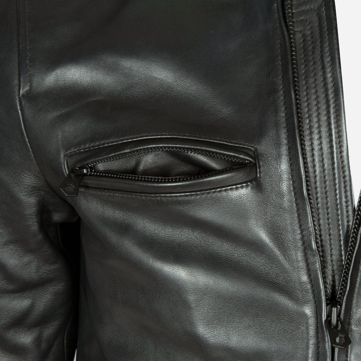 Harry black men's leather jacket by Jekyll & Hide - product image 15